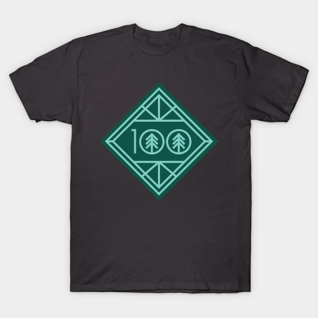 100 Mile Trail and Ultra Running T-Shirt by PodDesignShop